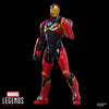 Figura articulada Iron Man Mark 72 Marvel Legends en rojo, dorado y negro
