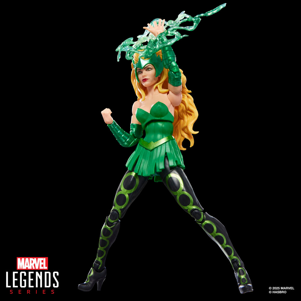 Figura articulada de Enchantress Marvel Legends Series con traje verde - 3