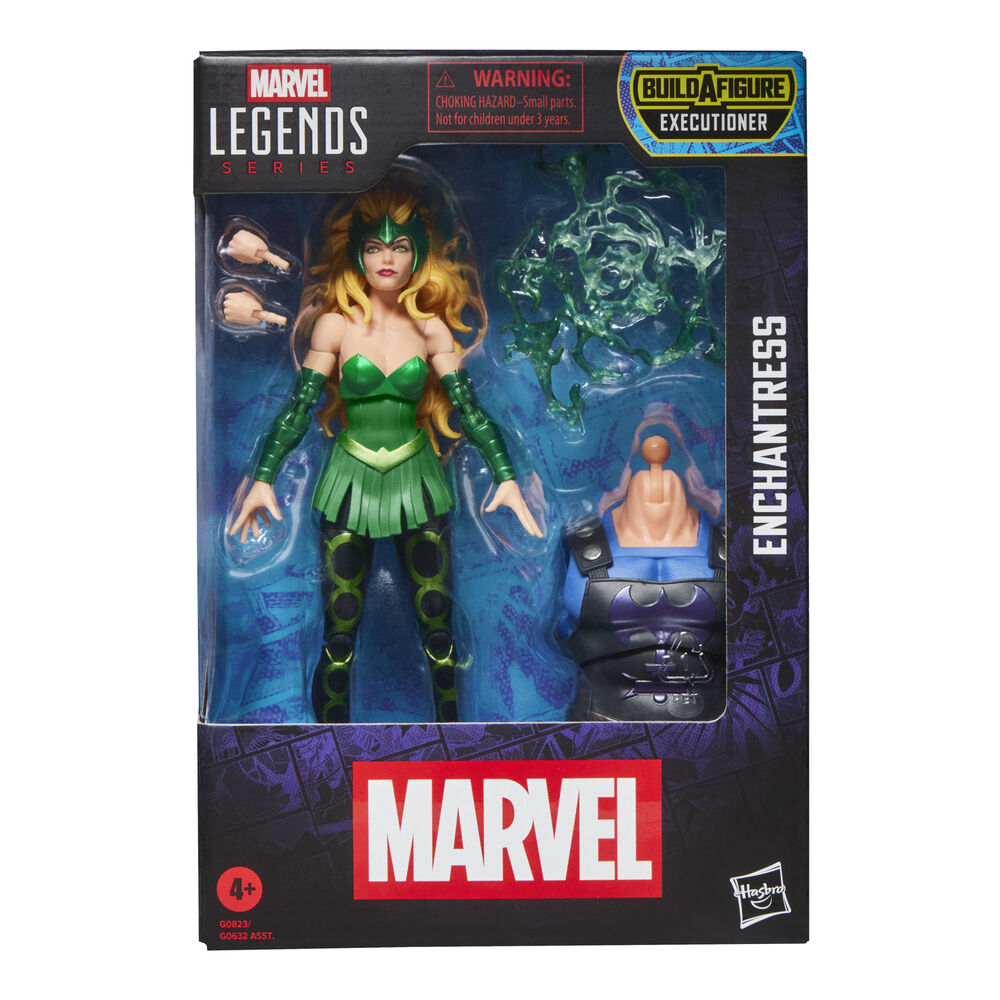 Figura articulada de Enchantress Marvel Legends Series con traje verde - 2