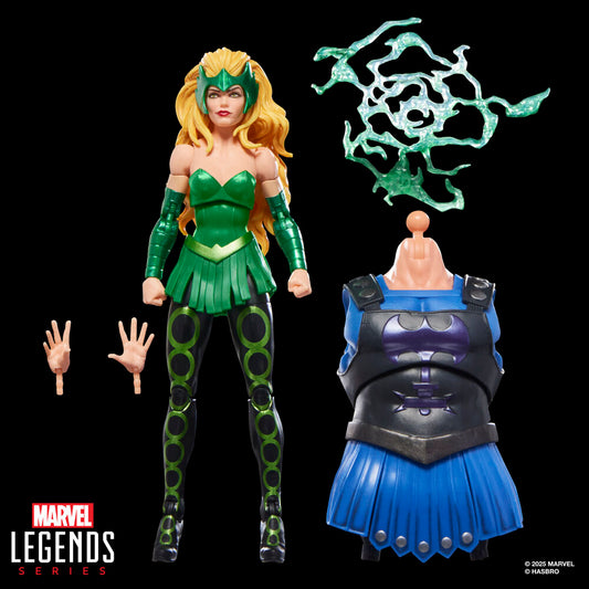 Figura articulada de Enchantress Marvel Legends Series con traje verde - 6