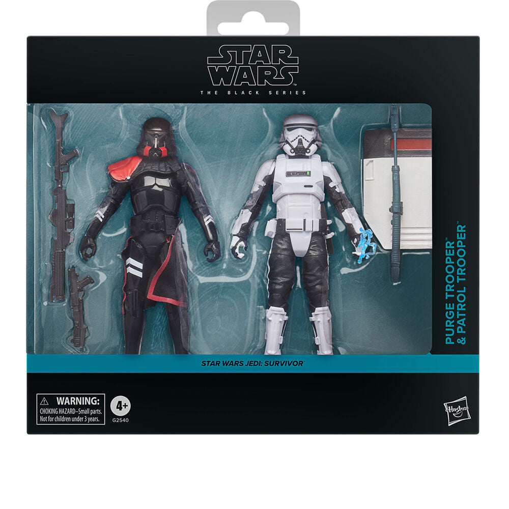 Blíster con dos figuras Star Wars The Black Series Purge Trooper y Patrol Trooper