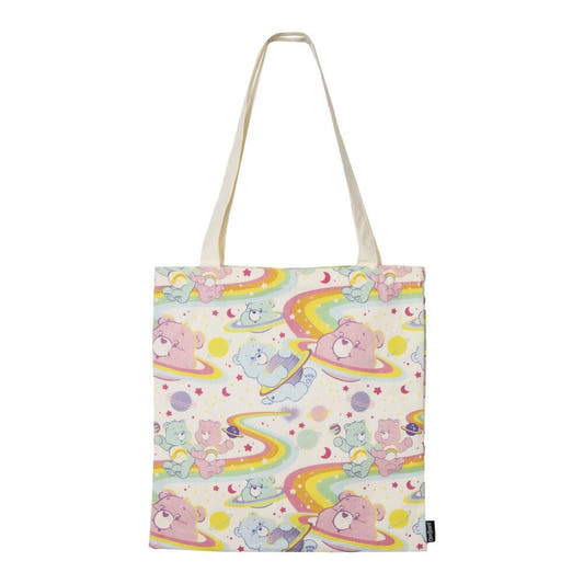 Bolsa tote de Osos Amorosos con arcoíris y planetas