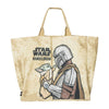 Bolsa tote beige de The Mandalorian con Grogu y Star Wars