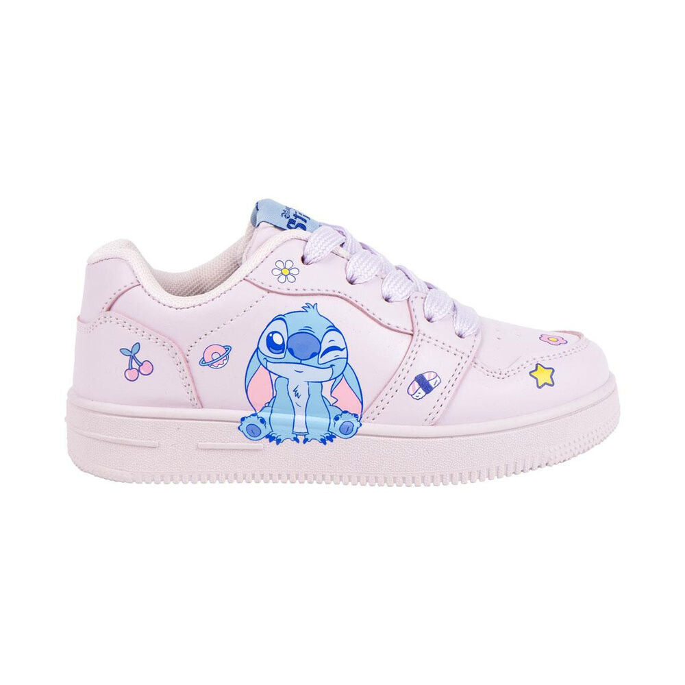 Deportivas rosas de Stitch Disney con cordones