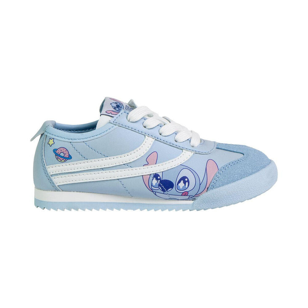 Deportivas azules de Stitch Disney con cordones blancos