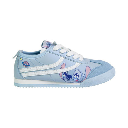 Deportivas azules de Stitch Disney con cordones blancos
