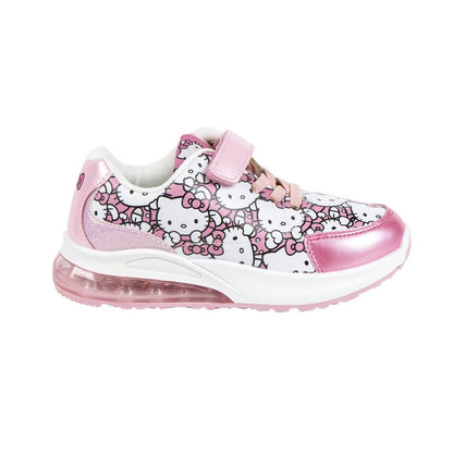 Deportiva Hello Kitty rosa y blanca con luces