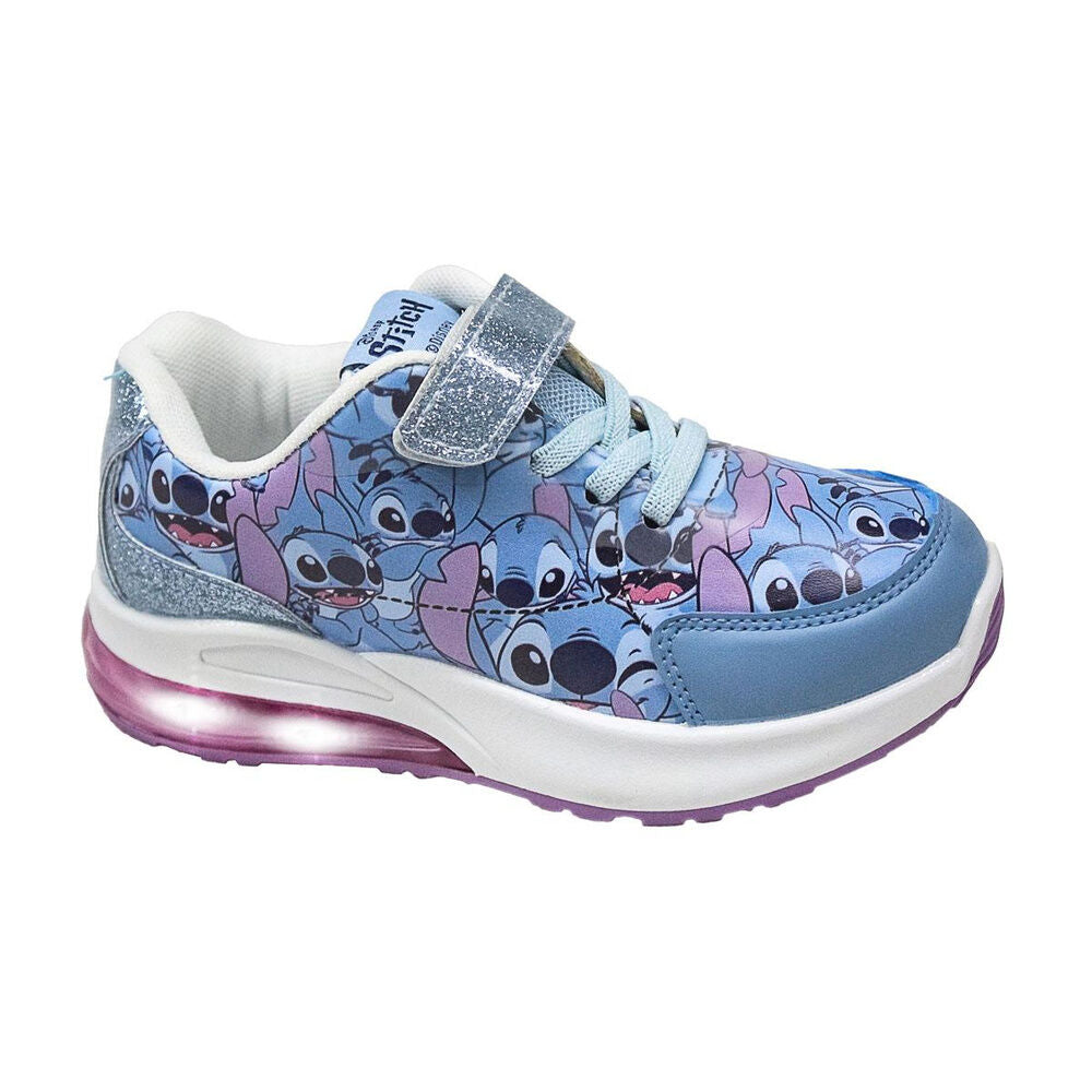 Deportiva azul de Stitch Disney con luces y cierre adherente