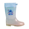 Bota de agua Stitch Disney translúcida con detalle de purpurina