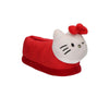 Pantufla 3D roja de Hello Kitty con lazo