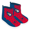 Pantuflas tipo botín de Spider-Man Marvel en rojo y azul con telarañas