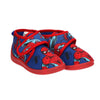 Pantuflas de caña alta Spider-Man Marvel azules con detalles rojos