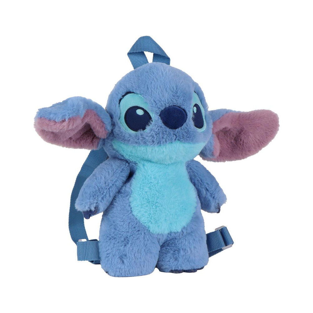 Mochila de peluche azul de Stitch Disney con tirantes