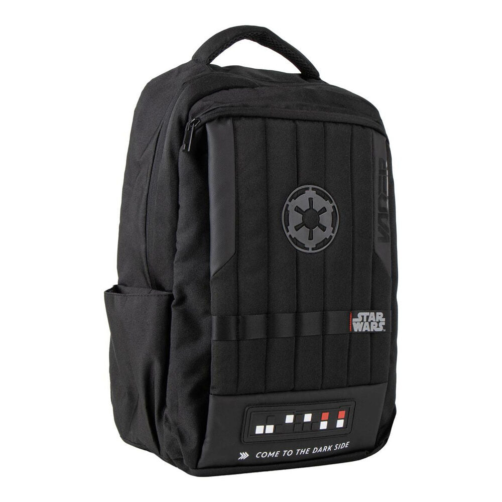 Mochila negra Star Wars CERDÁ con emblema imperial