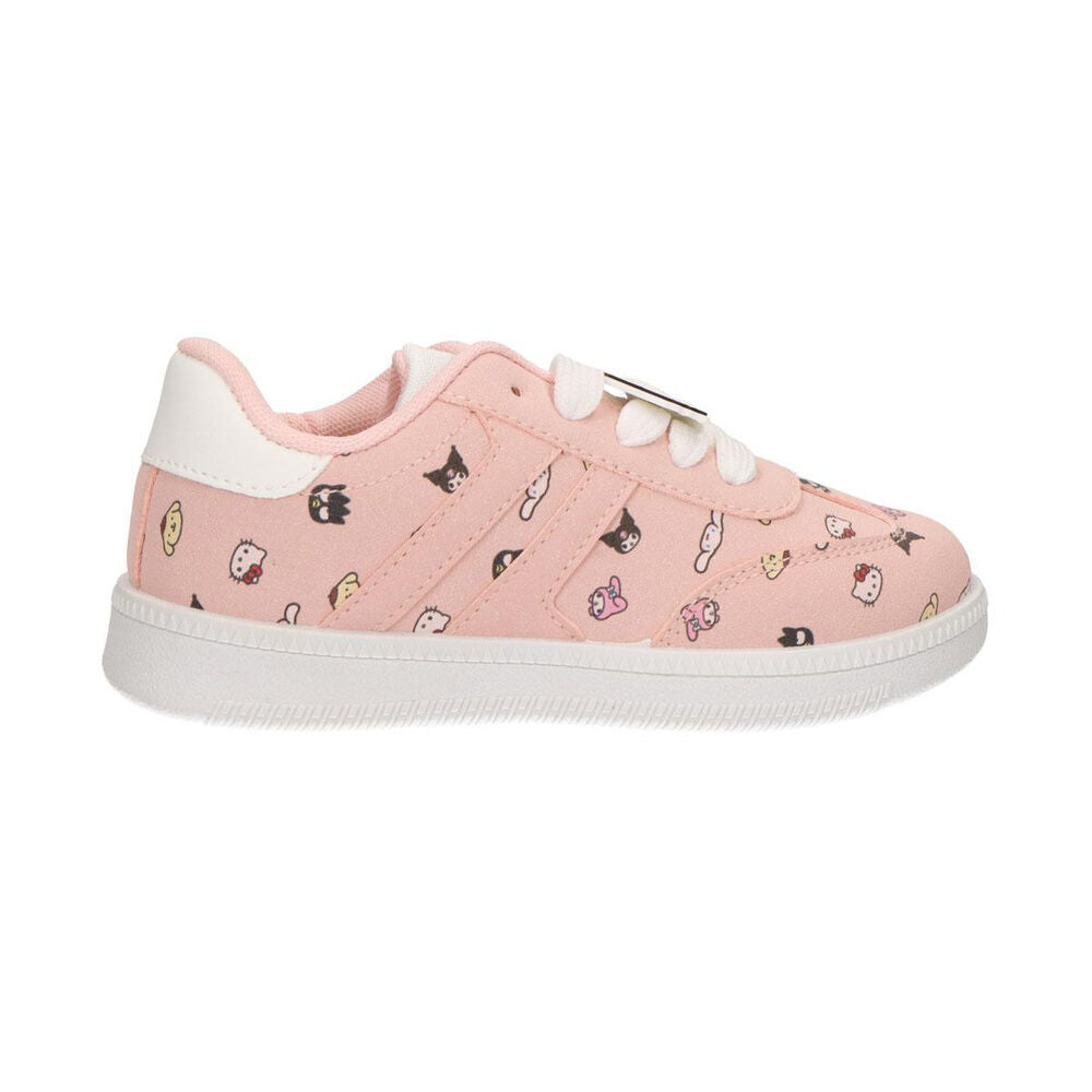 Deportivas rosas de Hello Kitty CERDÁ con cordones y suela blancos