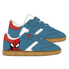 Deportivas azules de Spider-Man Marvel con detalles rojos y blancos