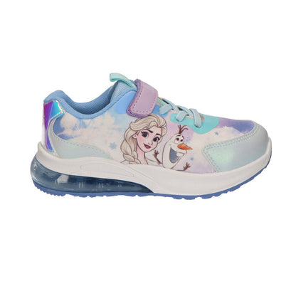 Deportiva infantil Frozen Disney con Elsa y Olaf, luces y cierre de velcro