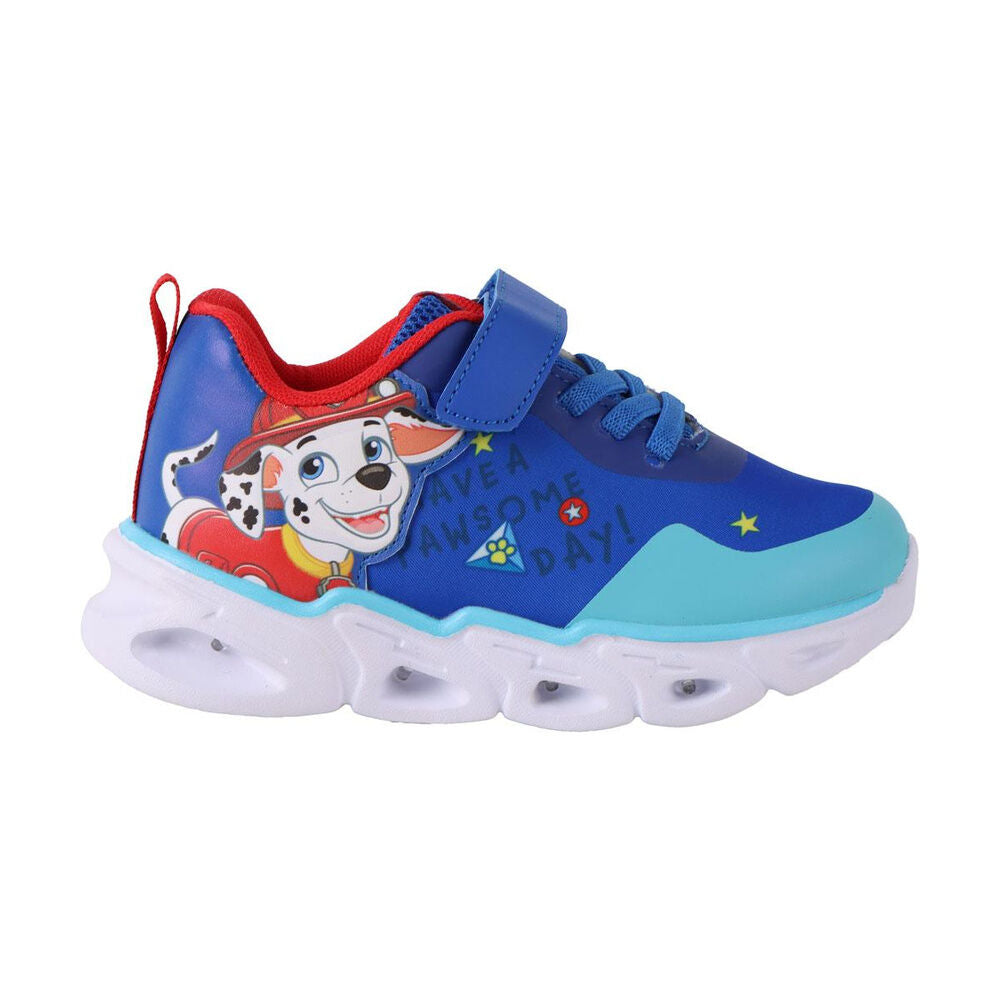 Deportiva azul Paw Patrol con luces y diseño de Marshall
