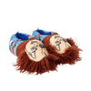 Pantuflas 3D de Chucky con rostro y melena de pelo