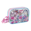 Set de belleza Stitch Disney con estuche transparente y accesorios rosas y azules