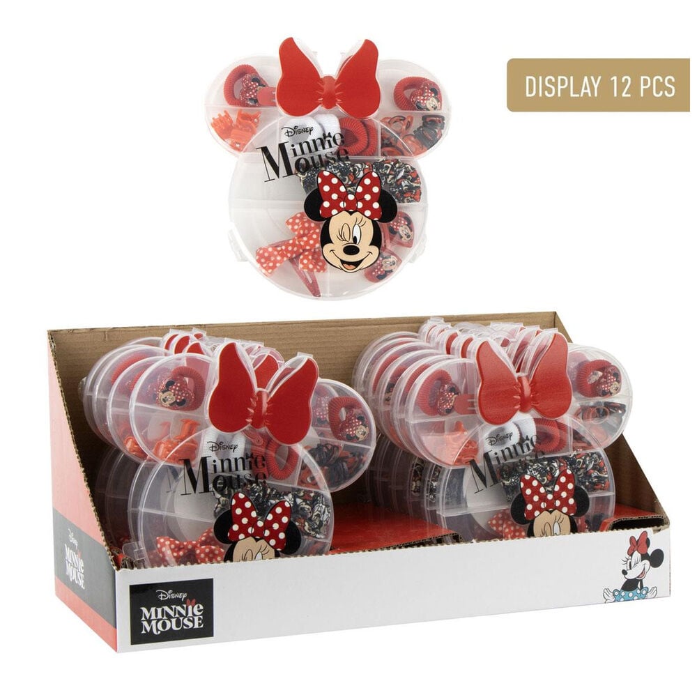 Set de belleza Disney Minnie de 20 piezas en estuche transparente