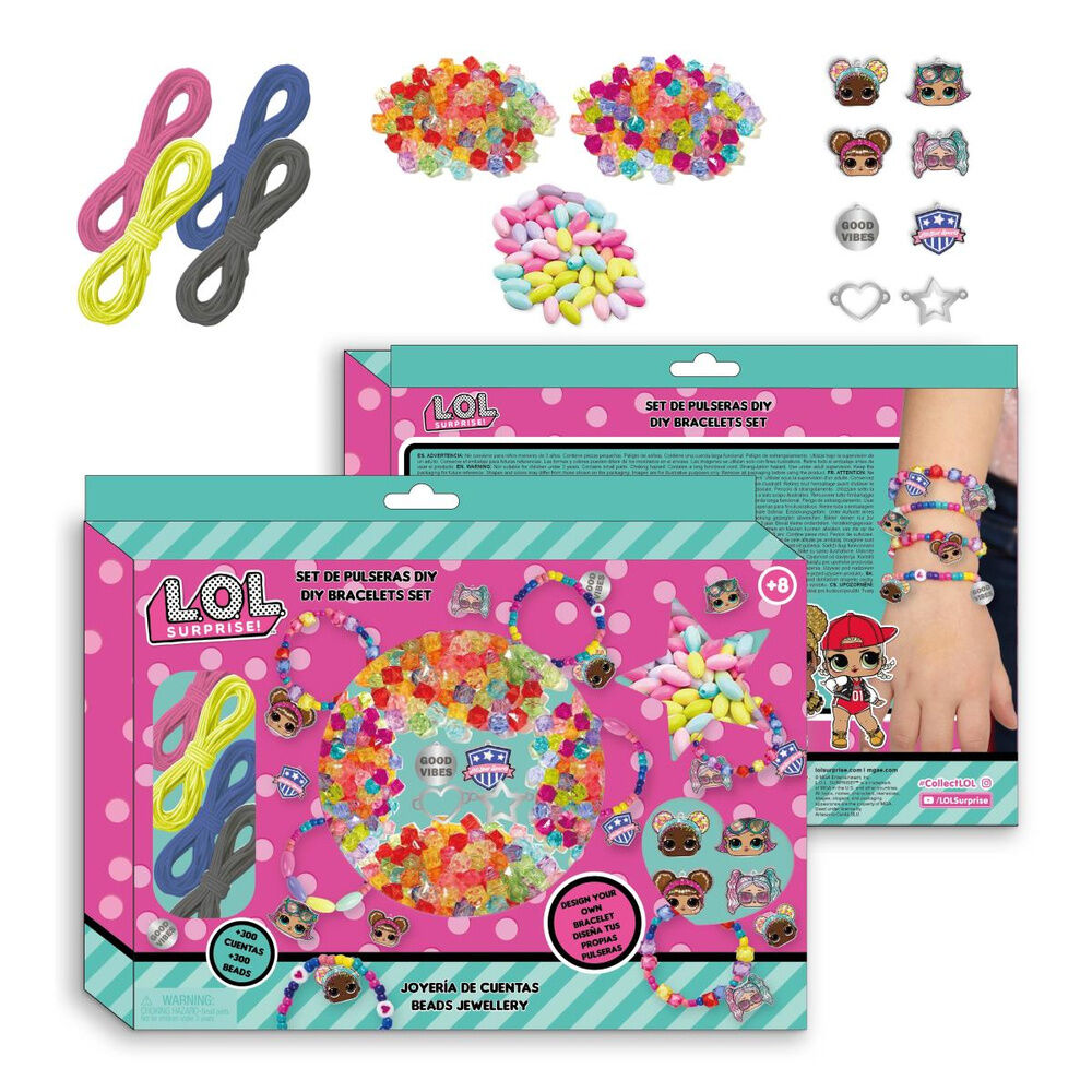 Set de creación de pulseras L.O.L. Surprise con cuentas y adornos