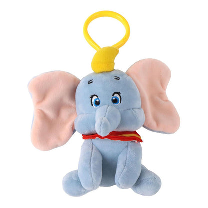 Llavero de peluche de Dumbo Disney con anilla amarilla