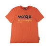 Camiseta naranja de Stranger Things con estampado The Squawk 94.5 FM