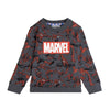 Sudadera gris de Spider-Man Marvel con estampado integral y logotipo frontal