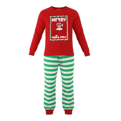 Pijama infantil navideño The Elf on the Shelf rojo y verde