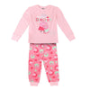 Pijama infantil rosa de manga larga con estampado de Peppa Pig