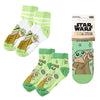 Set de dos pares de calcetines de Grogu de Star Wars en verde y blanco