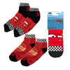 Set de dos pares de calcetines Disney Pixar Cars rojos y negros