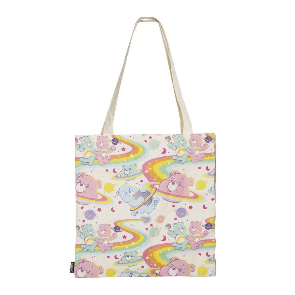 Bolsa tote de Osos Amorosos con arcoíris y planetas - 2