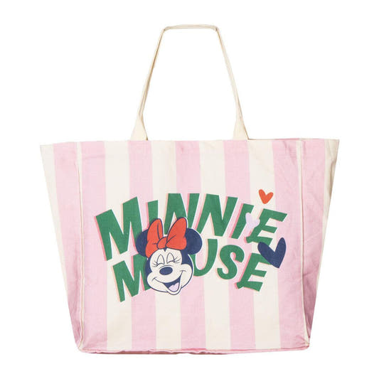 Bolsa tote rosa y blanca de Minnie Mouse Disney - 2