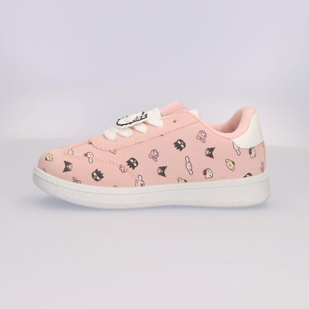 Deportivas rosas de Hello Kitty CERDÁ con cordones y suela blancos - 2