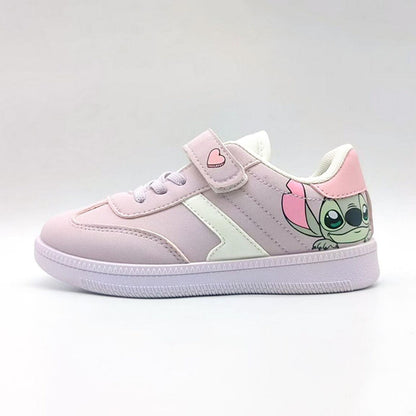 Deportiva Stitch Disney rosa y lila con cierre adherente - 2