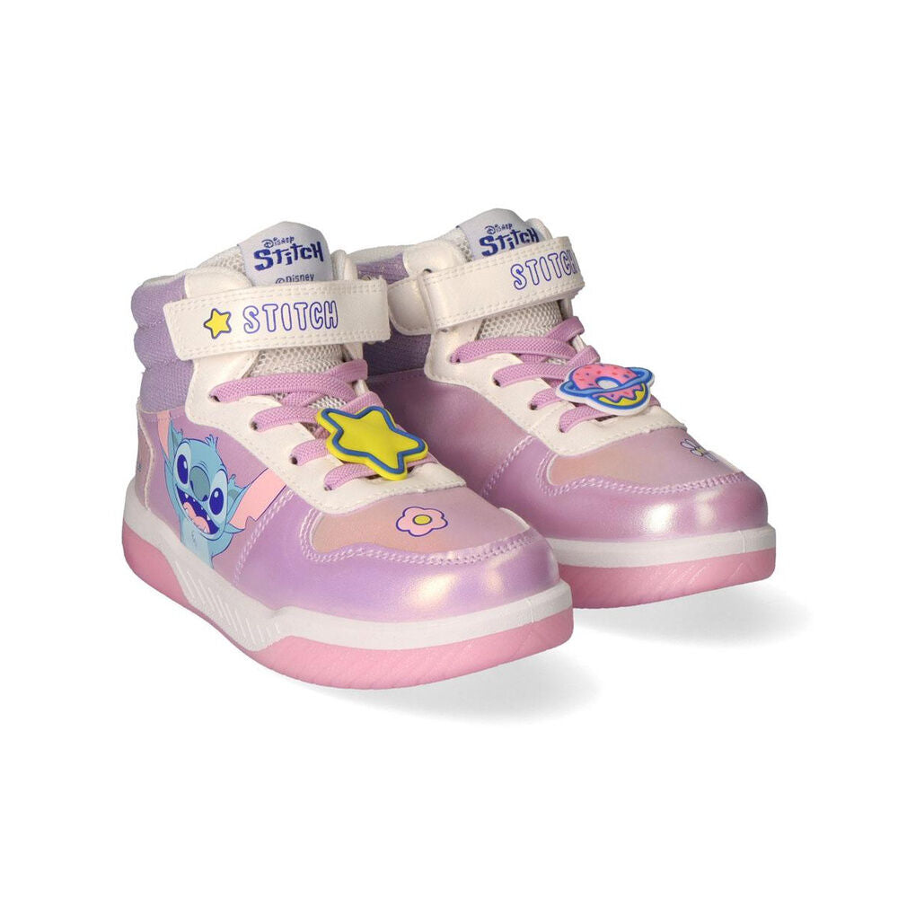 Deportivas lila y rosa de Stitch Disney con luces - 2