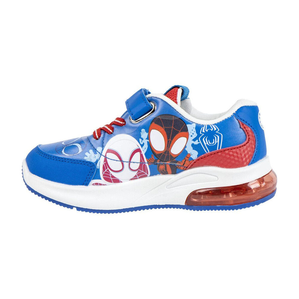 Deportiva azul y roja Spidey Marvel con luces - 2