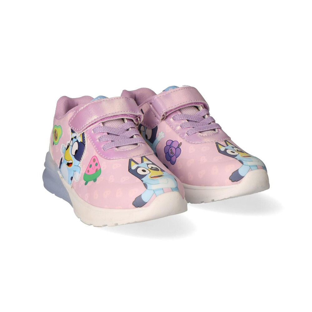 Deportiva infantil rosa de Bluey con luces - 2