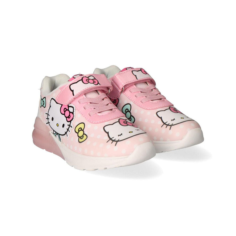 Deportiva infantil rosa de Hello Kitty con luces - 2