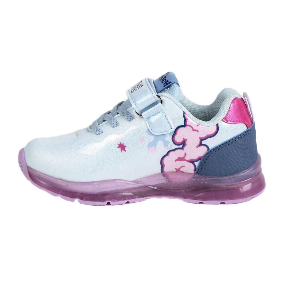 Deportiva infantil Disney Stitch blanca con detalles rosas y suela violeta - 2