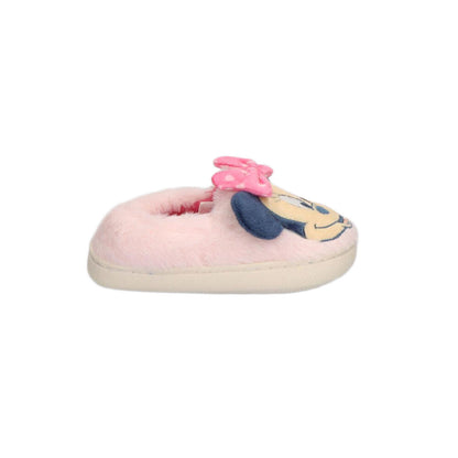 Pantuflas rosas de Minnie Disney con lazo de lunares - 2