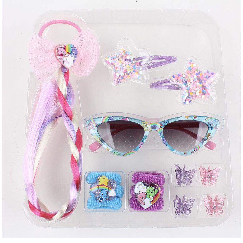 Set de belleza y gafas Hello Kitty en estuche rosa transparente - 2