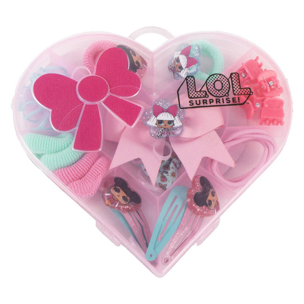 Set de belleza L.O.L. Surprise de 20 piezas en estuche con forma de corazón - 2