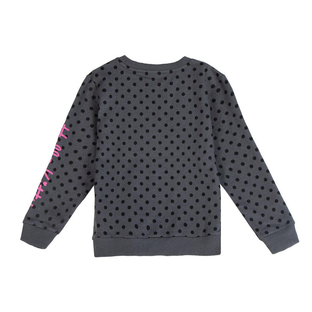 Sudadera gris de lunares con estampado de Hello Kitty - 2