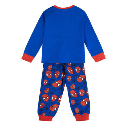 Pijama de manga larga Spiderman Marvel rojo y azul - 2