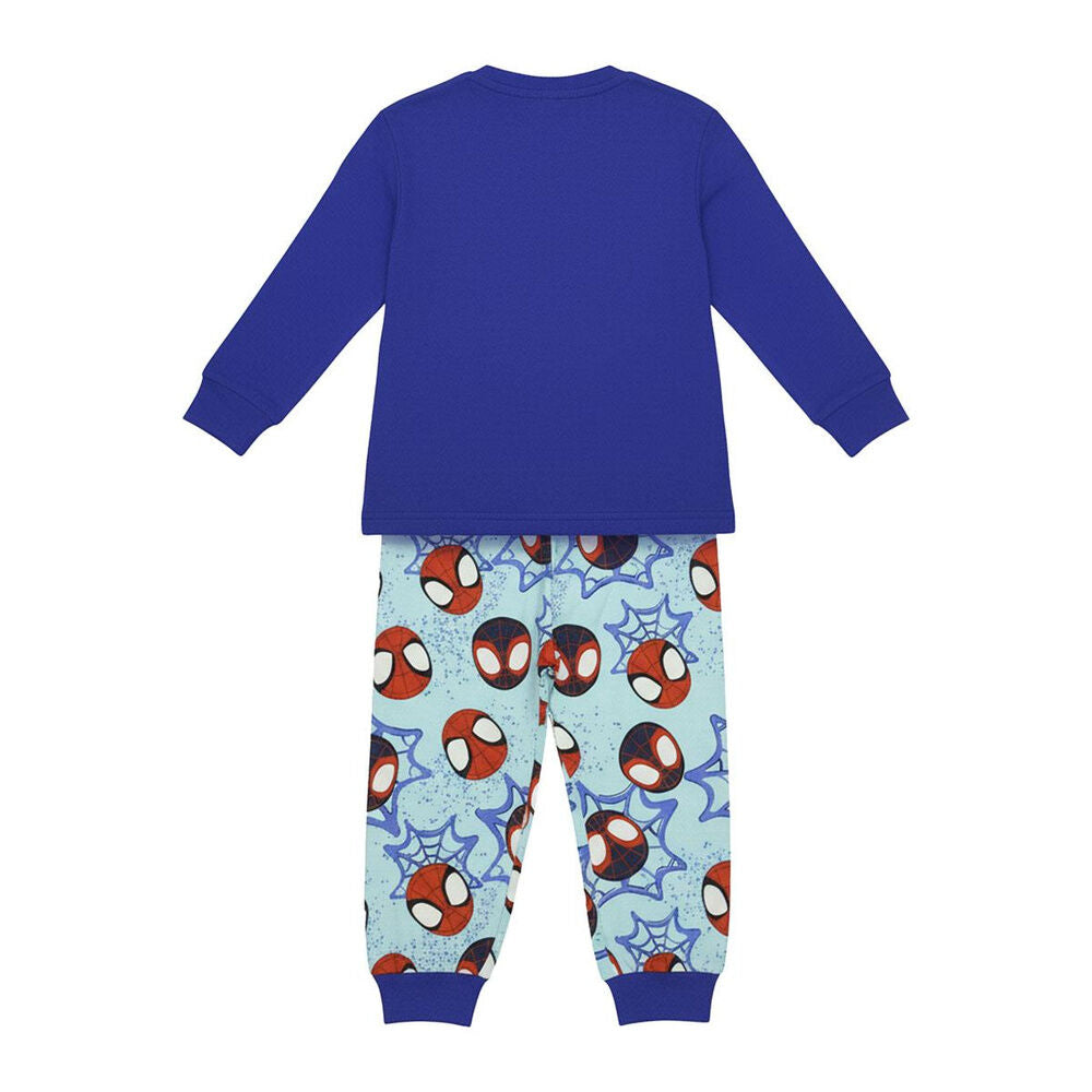 Pijama infantil Spidey Marvel azul de manga larga - 2