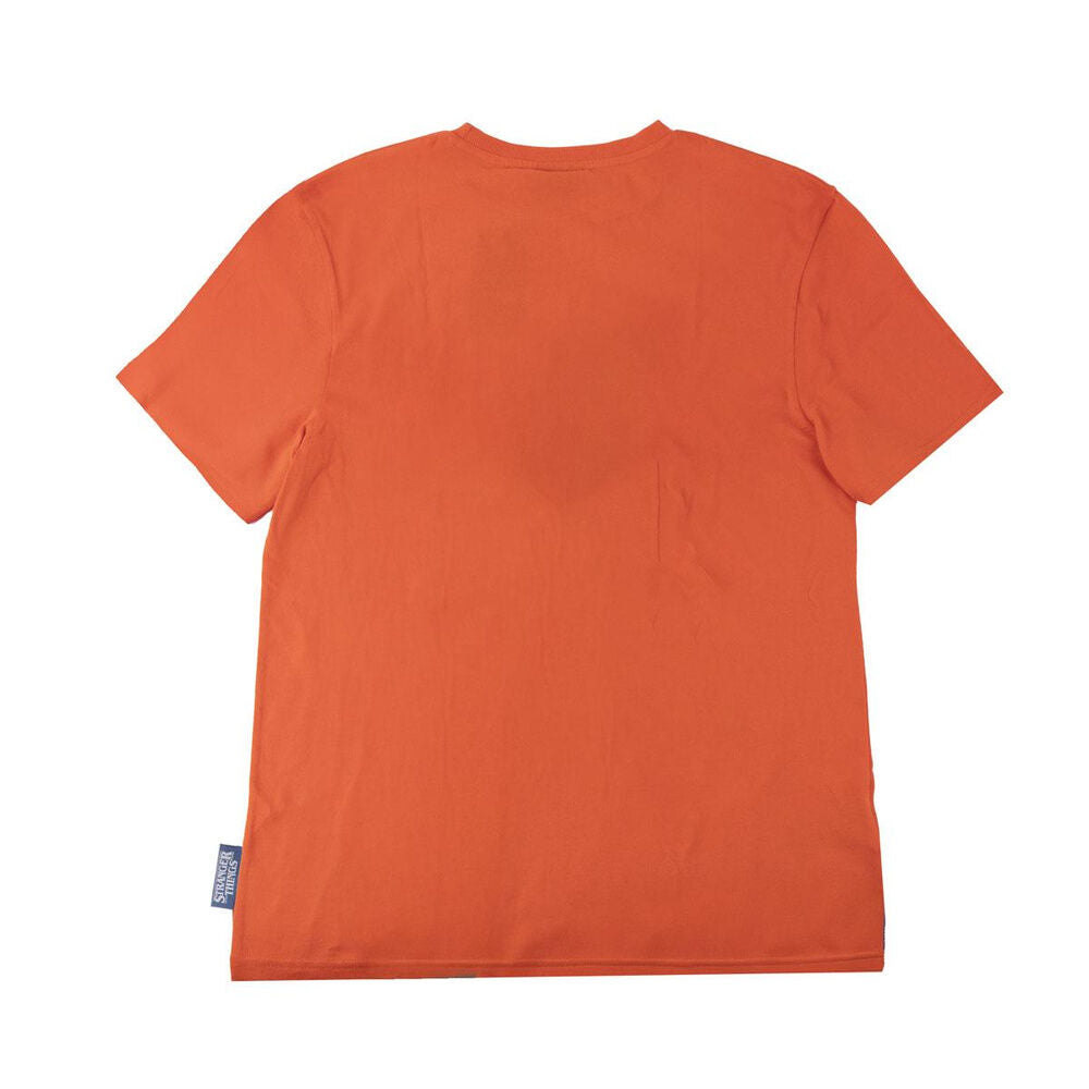 Camiseta naranja de Stranger Things con estampado The Squawk 94.5 FM - 3