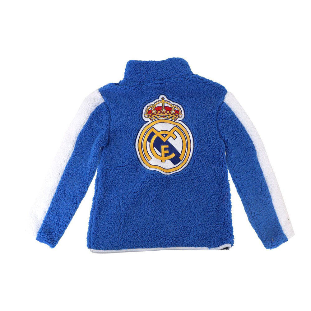 Jersey azul Real Madrid CERDÁ con cremallera y bolsillo canguro - 2